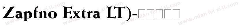Zapfno Extra LT)字体转换